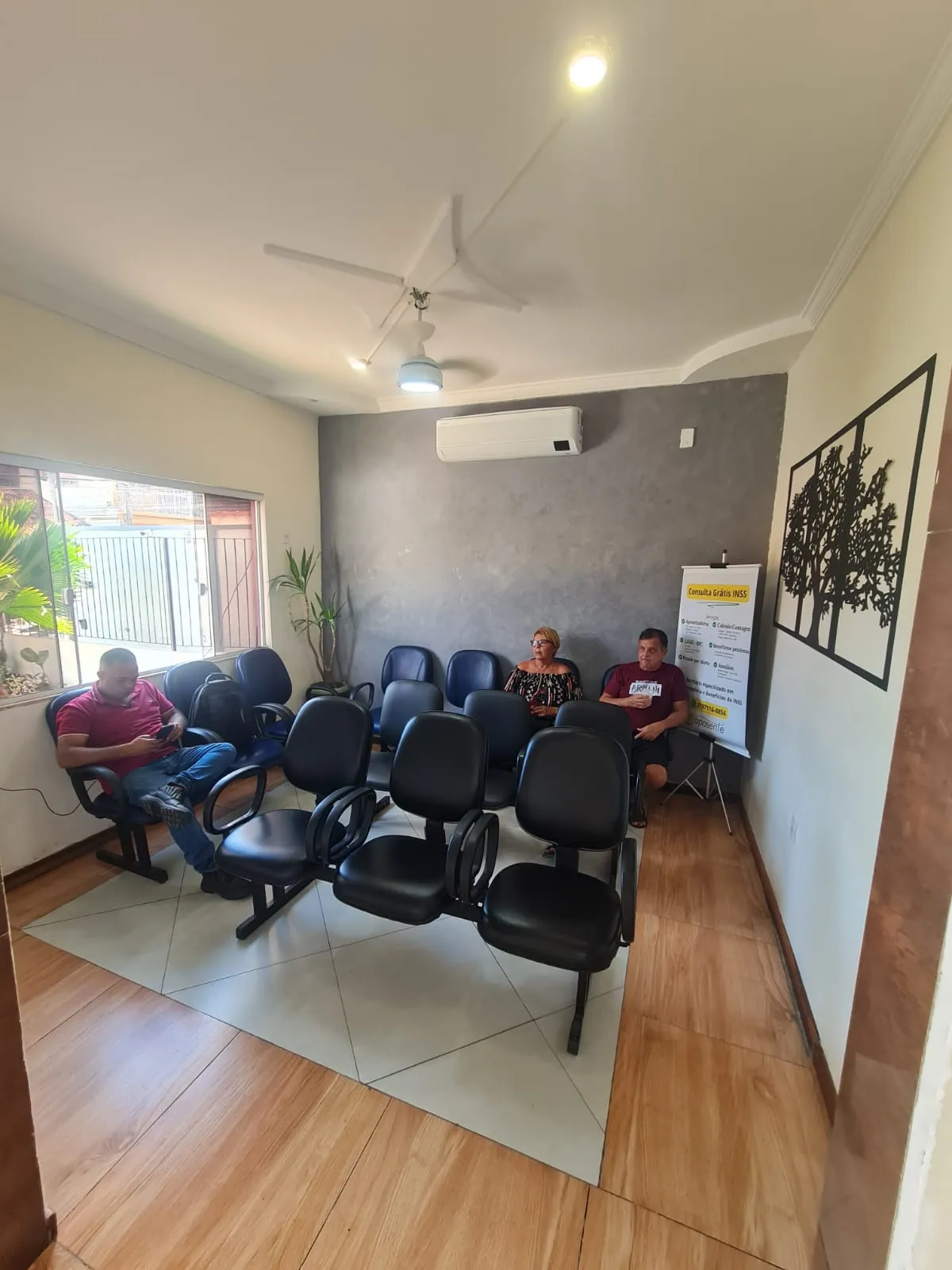Sala de espera Aposente com atendimento humanizado
