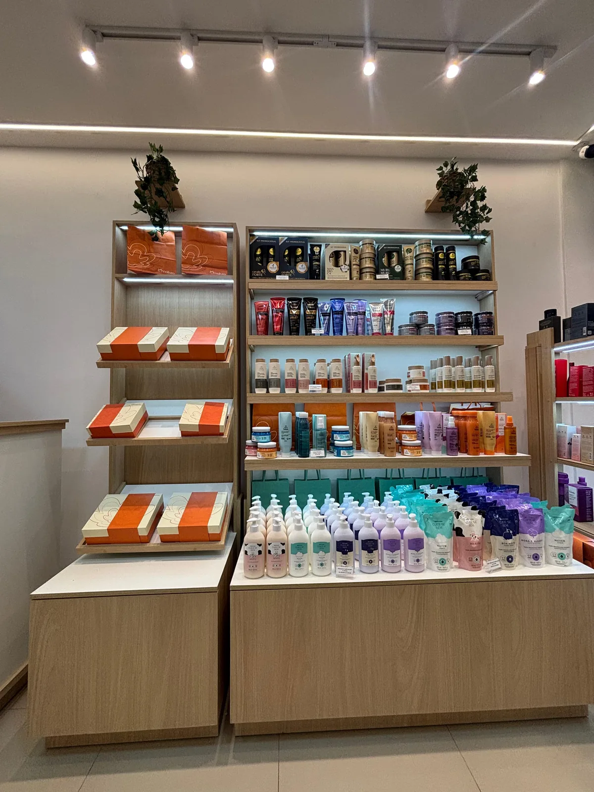 Expositor de perfumaria e cuidados pessoais na Lavíparfum