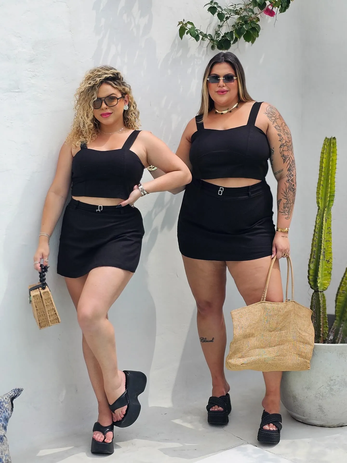 Conjunto Preto Plus Size Inclusiva Madame Luxo